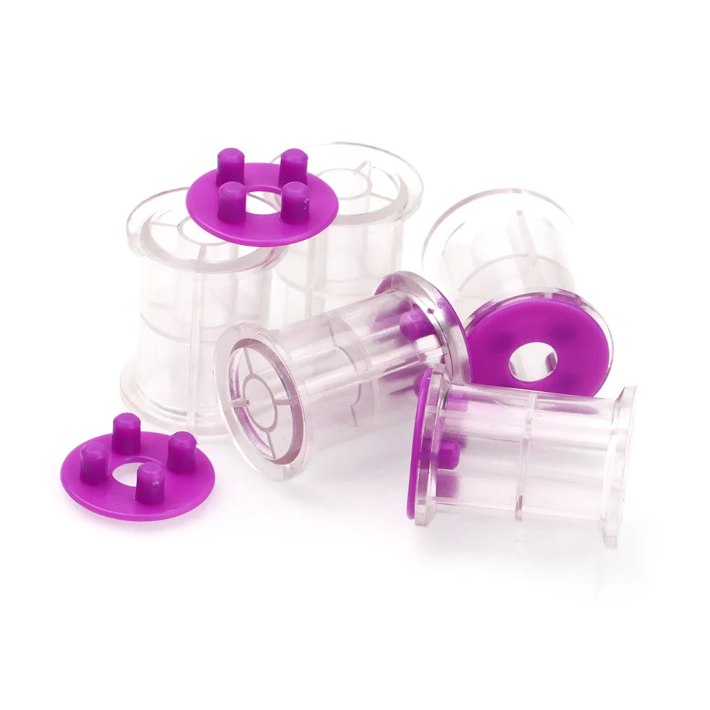 Thread Bobbins Empty - 4PCS/9PCS 버클 캡이 있는 빈 표준