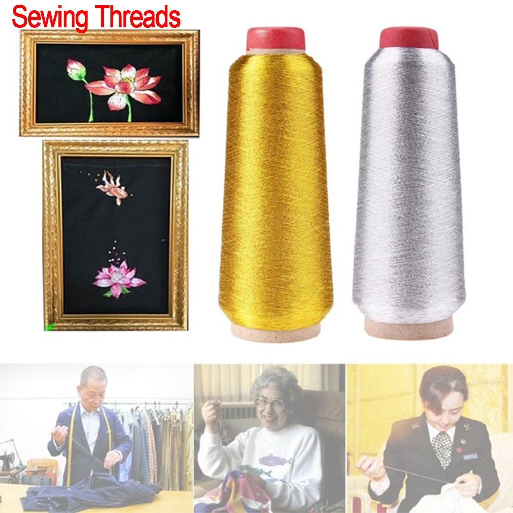 Sewing Thread In Textile - 금/실버 자수 실, 컴퓨터 크로스 스티치