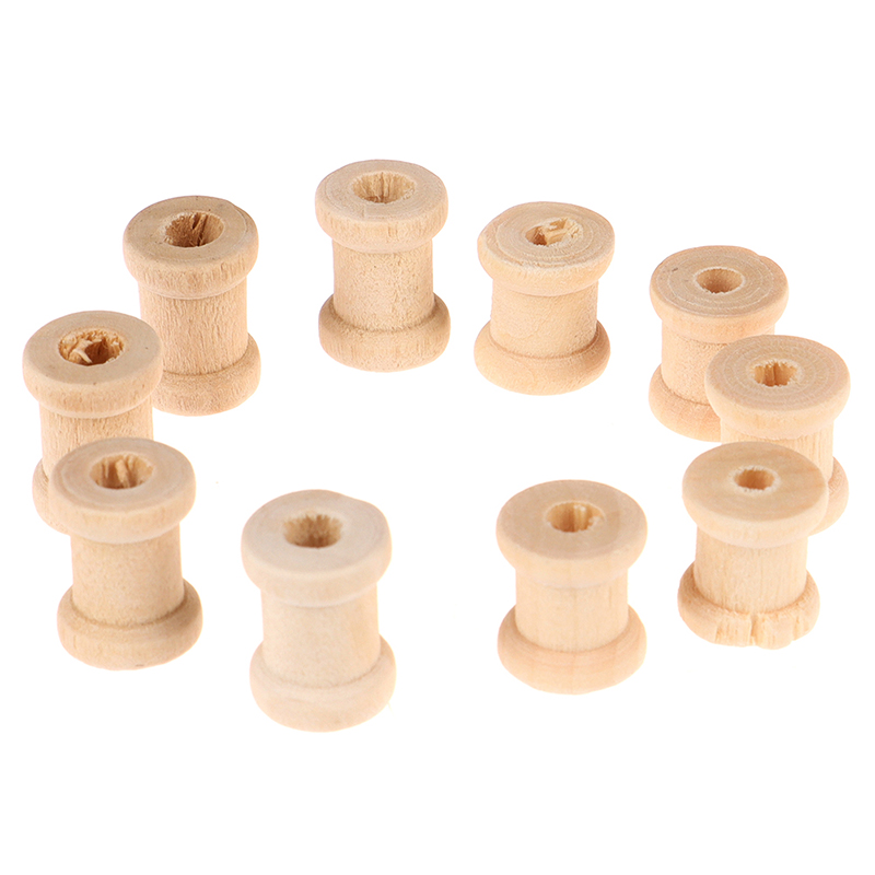 /KQM/100개 나무 재질 빈 실통 나무 보빈 릴 정 - Thread Bobbins Empty 리뷰 및 가격