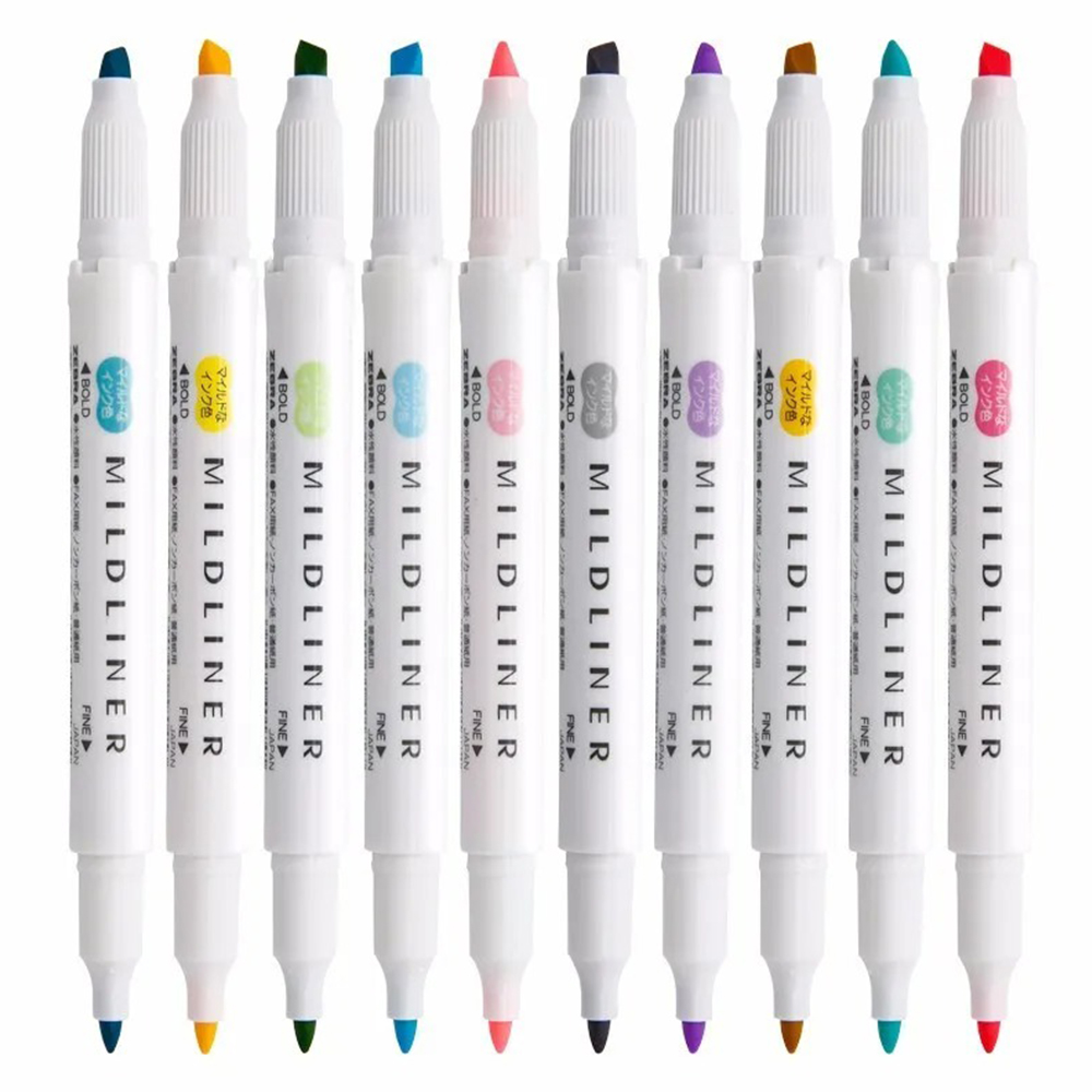 35 색상 ZEBRA Mildliner Highland - Zebra Pen Mildliner 리뷰 및 가격