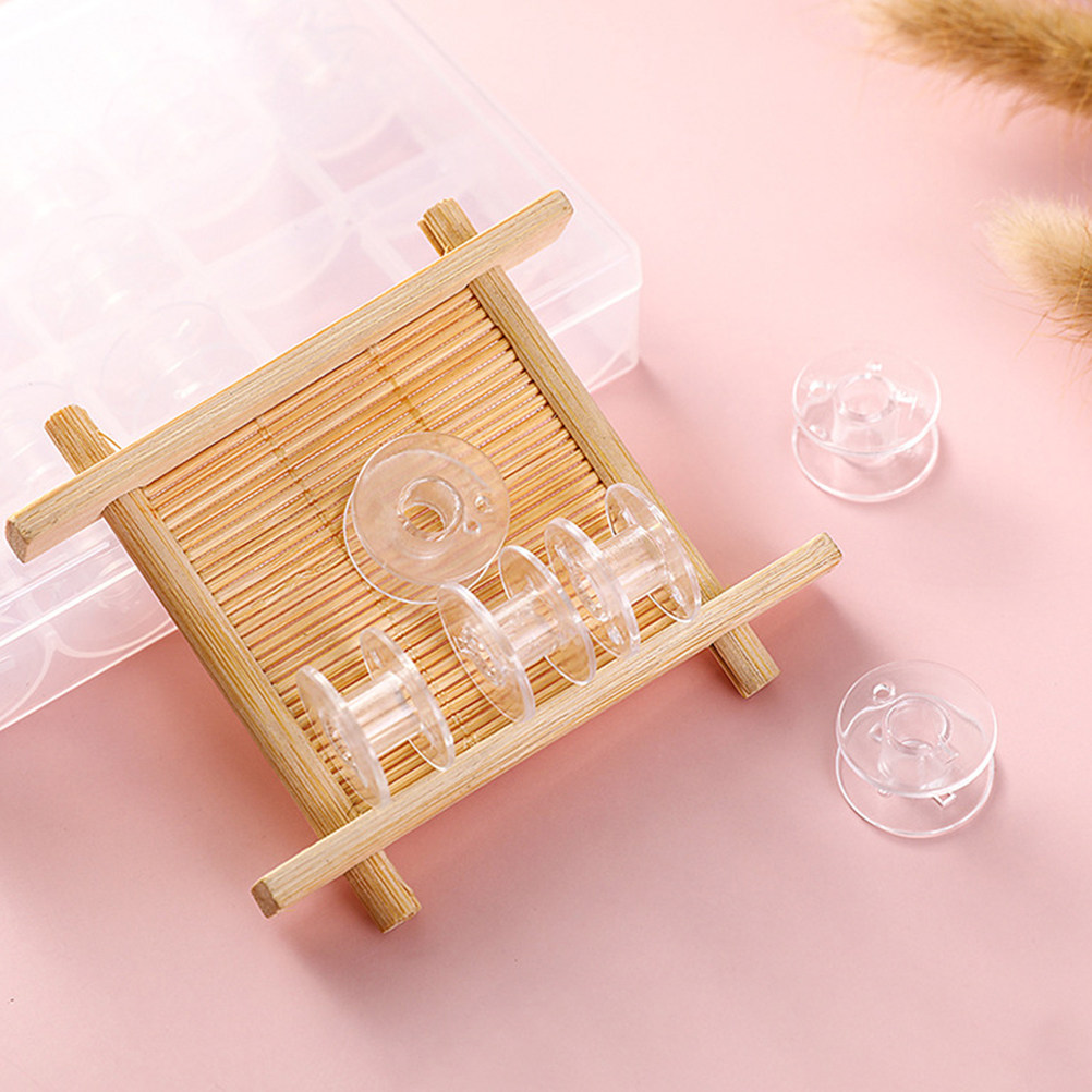 1세트 내마모성 투명 재봉 보빈 자수 기계용 플라스틱  - Thread Bobbins Empty 리뷰 및 가격