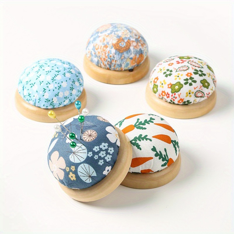 1Pc Ramdon 컬러 우드 스탠드 천 바늘 핀 쿠션 - Sewing Pin Cushion 리뷰 및 가격