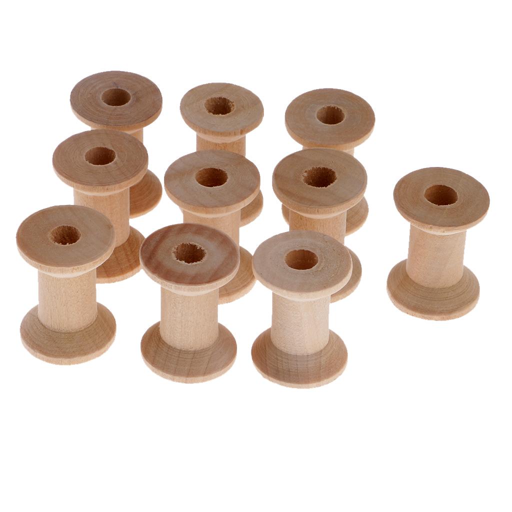나무로 만든 빈 스풀 실 보빈, 뜨개질 기계, 코바늘  - Thread Bobbins Empty 리뷰 및 가격