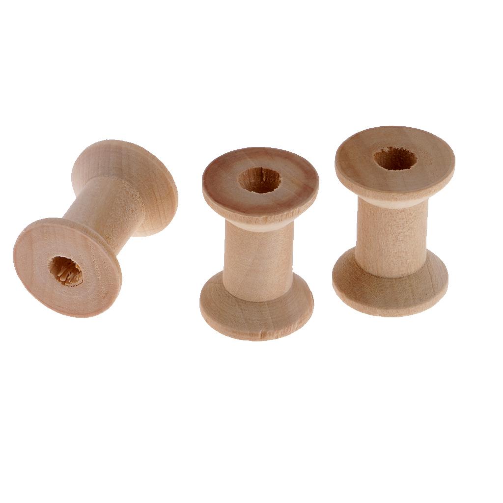 나무로 만든 빈 스풀 실 보빈, 뜨개질 기계, 코바늘  - Thread Bobbins Empty 리뷰 및 가격