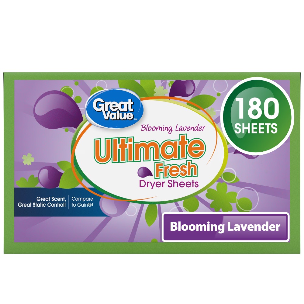 드라이어 시트 울티메이트 프레쉬 블루밍 라벤더 향 18 - Fabric Softener Sheet 리뷰 및 가격