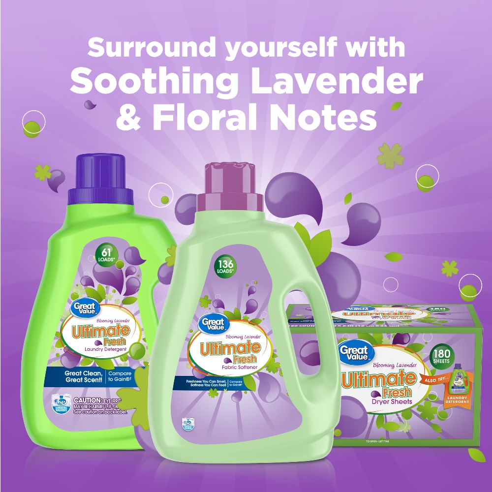 드라이어 시트 울티메이트 프레쉬 블루밍 라벤더 향 18 - Fabric Softener Sheet 리뷰 및 가격