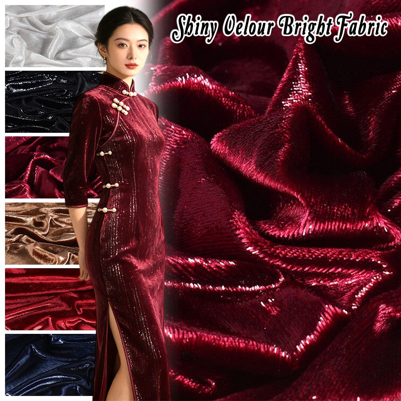 100x140cm 반짝 이는 밝은 소재 스레드 벨벳 원 - Sewing Thread In Textile 리뷰 및 가격