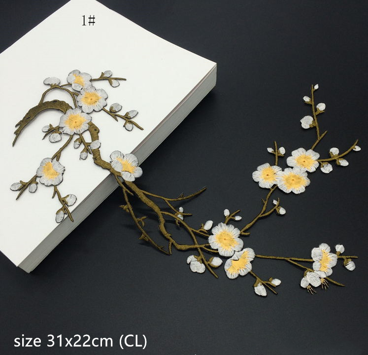 27 색상 10 Pcs 큰 꽃 수 놓은 패치 철에 바느 - Sewing Id 리뷰 및 가격