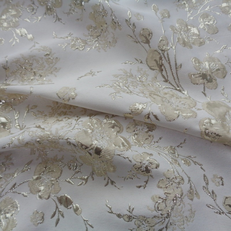 100x145cm 꽃무늬 양각 자카드 원단 금사 직조  - Sewing Thread In Textile 리뷰 및 가격
