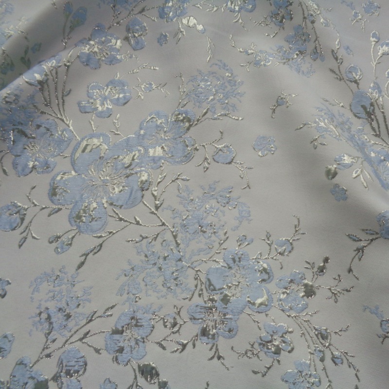 100x145cm 꽃무늬 양각 자카드 원단 금사 직조  - Sewing Thread In Textile 리뷰 및 가격