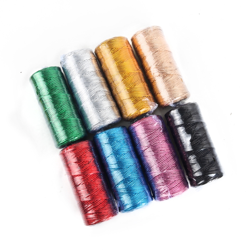 금색과 은색 마크라메 코드 로프 끈, 꼬기 리본 활,  - Sewing Thread In Textile 리뷰 및 가격