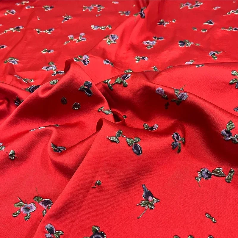 우아한 금실 3D 양각 자카드 브로케이드 직물 원사 염 - Sewing Thread In Textile 리뷰 및 가격