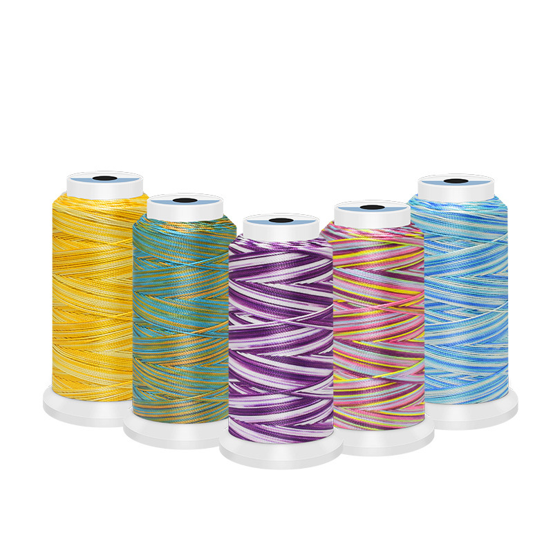 0.5/0.8/1mm 폴리 에스터 레인보우 색상 DIY - Sewing Thread In Textile 리뷰 및 가격