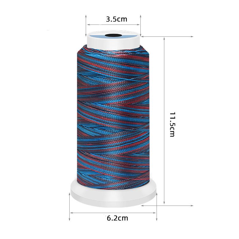0.5/0.8/1mm 폴리 에스터 레인보우 색상 DIY - Sewing Thread In Textile 리뷰 및 가격