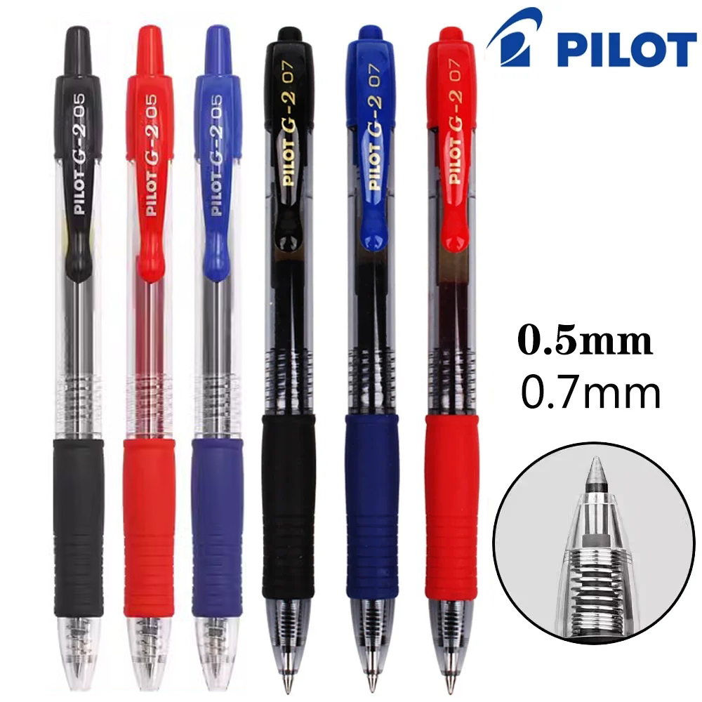 6pcs 일본 파일럿 젤 펜 BL-G2 0.7mm 볼펜 - Pilot Pen G2 리뷰 및 가격