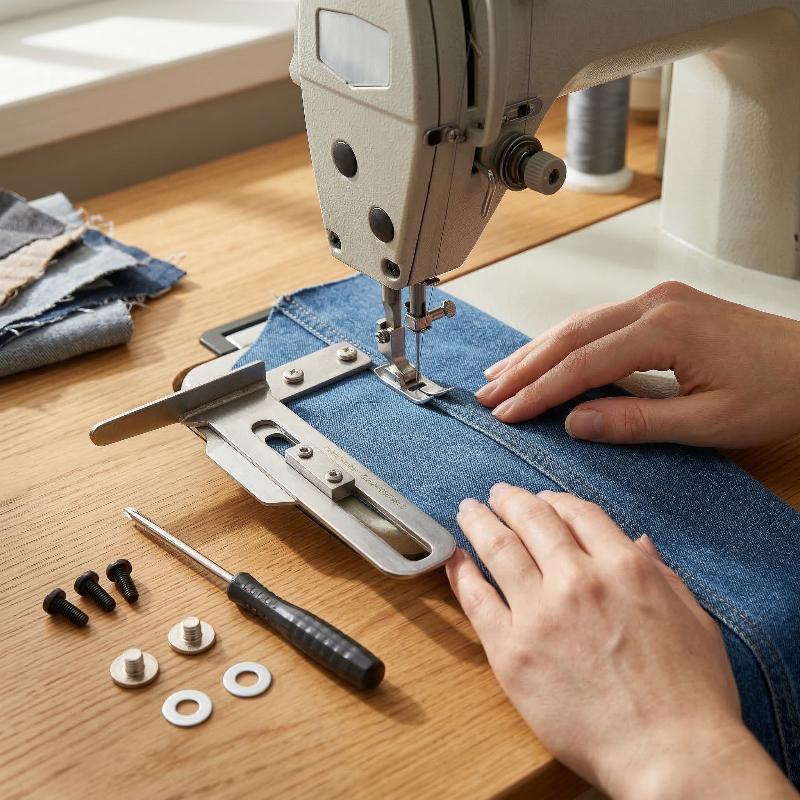 산업용 재봉틀용 삼침 다섯줄 지그재그 발바닥 세트, 대 - Sewing Thread In Textile 리뷰 및 가격